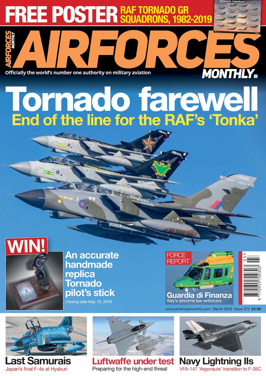 Air Forces Monthly 2019 Magazine Back Issues Selection 