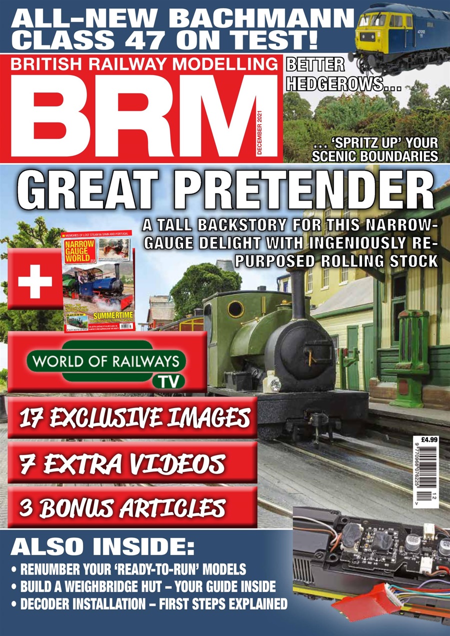 BRM BRITISH RAILWAY MODELLING MAGAZINE December 2021 
