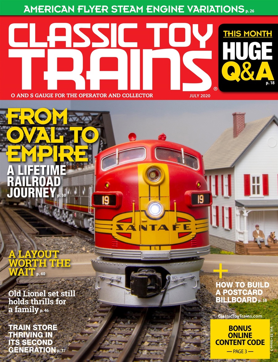 classic toy trains magazine