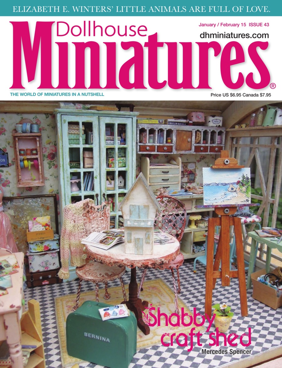 Dollhouse Miniature Computer PC Tips Magazine ~ Cover Only 