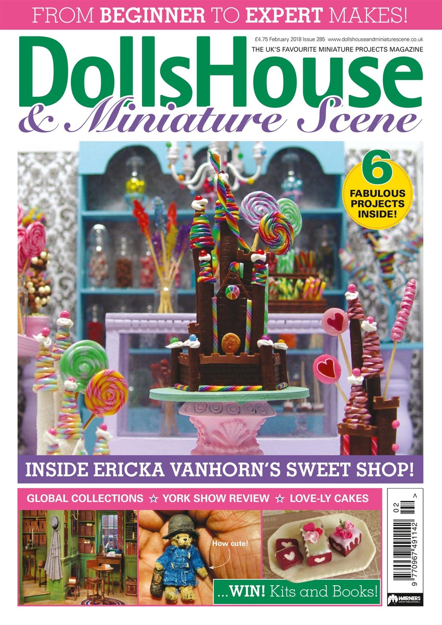 Maison de poupées et MINIATURE SCENE Magazine-Issue 285 