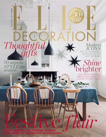 Elle Decoration Magazine - Dec 2019 Back Issue