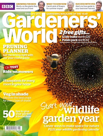 Bbc Gardeners World Magazine February 2017 Subscriptions