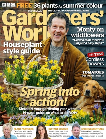 BBC Gardeners’ World Magazine March 2020 Back Issue