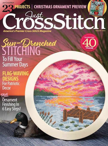 Just CrossStitch Magazine - August 2023 Back Issue