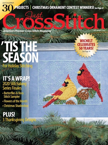 Magazine, Just Cross Stitch, Snow Day Stitching, February 2023, Counted Cross  Stitch, Cross Stitch, Ornaments, Samplers, Primitive Decor