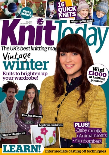 Knit Today Magazine December 2012 Subscriptions Pocketmags