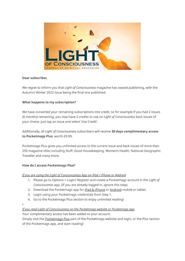 Light of Consciousness Preview