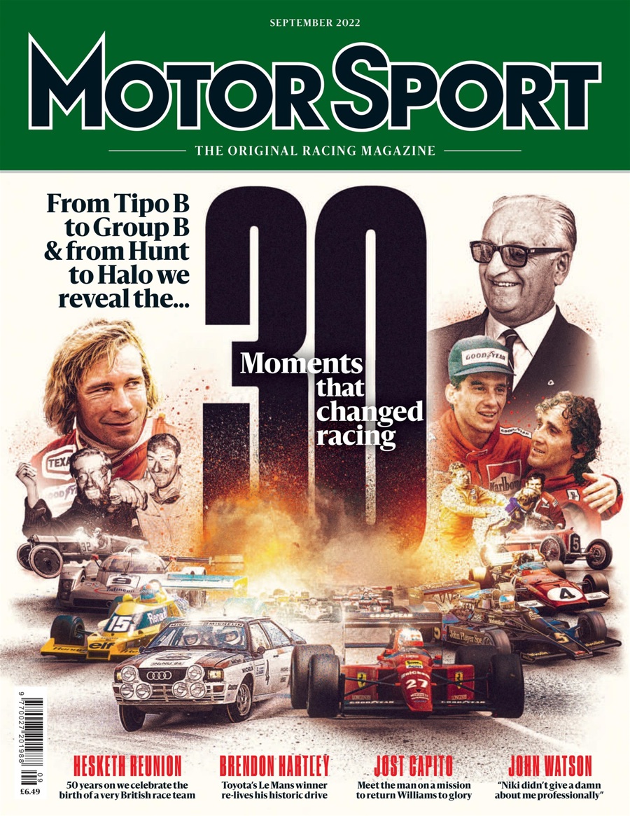 Choose your month Motor Sport Magazine 1989 