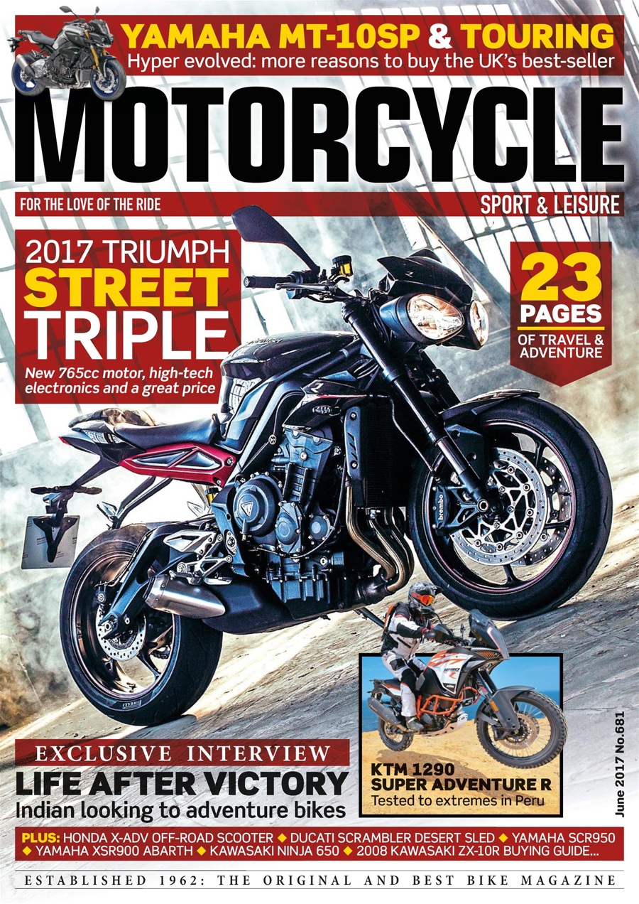 Motorcycle Sport & Leisure Magazine June 2017 Back Issue