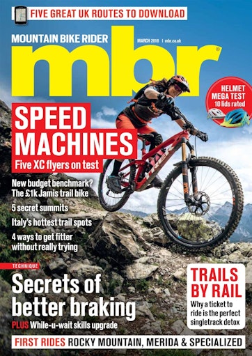 studie zone vers Mountain Bike Rider Magazine - March 2018 Back Issue