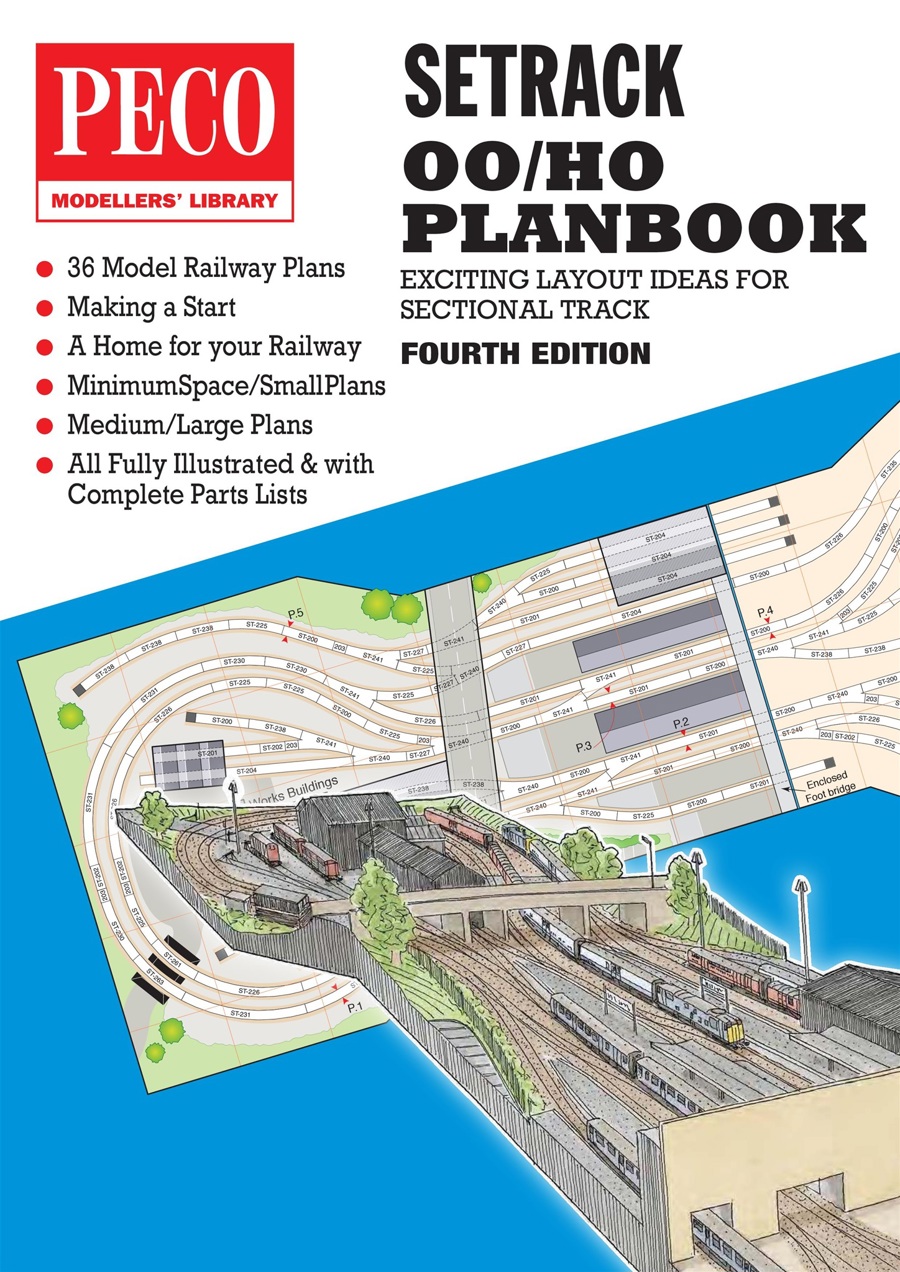PECO Setrack OO/HO Planbook 4th Edition new 