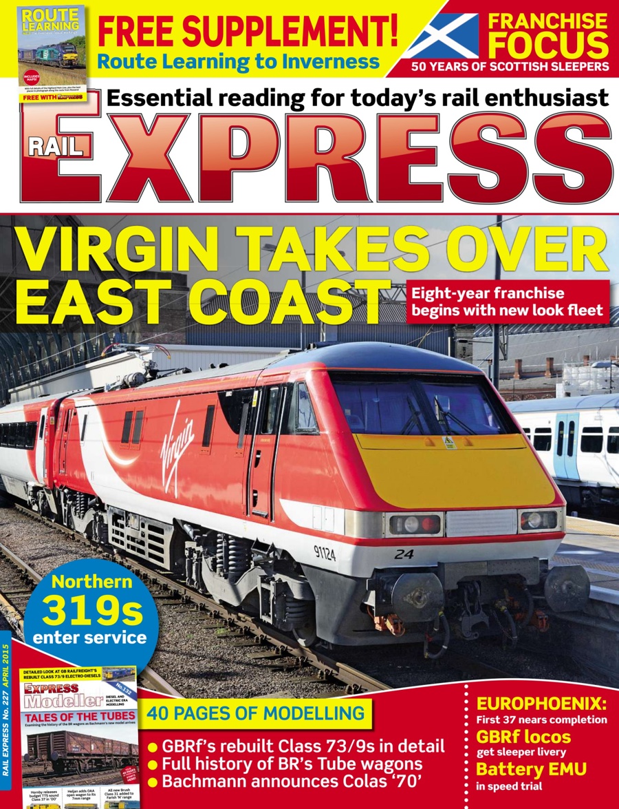 RAIL EXPRESS MAGAZINES VARIOUS ISSUES 2015 